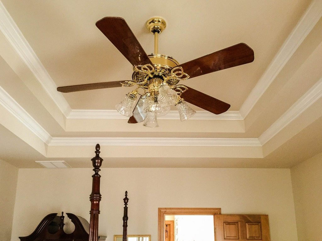 ceiling fan in your room helps lower your energy bill
